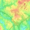 Mappa topografica Guilford, altitudine, rilievo