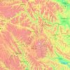 Mappa topografica 久治县, altitudine, rilievo