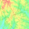 Mappa topografica Swainsboro, altitudine, rilievo
