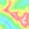 Mappa topografica Sgurr an Lochain, altitudine, rilievo