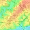 Mappa topografica Platjenwerbe, altitudine, rilievo