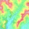 Mappa topografica Le Poulet, altitudine, rilievo