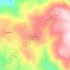Mappa topografica Big Bend Mountain, altitudine, rilievo