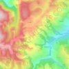 Mappa topografica Peleș, altitudine, rilievo