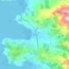 Mappa topografica Takamatua, altitudine, rilievo