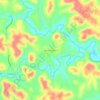 Mappa topografica Hemlock Grove, altitudine, rilievo