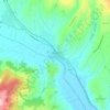 Mappa topografica Ponte a Poppi, altitudine, rilievo