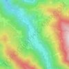 Mappa topografica Médas, altitudine, rilievo