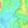 Mappa topografica Klaffenau, altitudine, rilievo