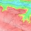 Mappa topografica Les Prés Mouchards, altitudine, rilievo