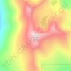 Mappa topografica Roman Nose, altitudine, rilievo