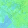 Mappa topografica Bayport West, altitudine, rilievo