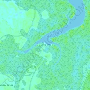 Mappa topografica Vila do Castelo, altitudine, rilievo