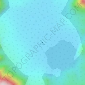 Mappa topografica Tambora, altitudine, rilievo