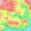 Mappa topografica Bengen, altitudine, rilievo