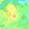 Mappa topografica Montaigu, altitudine, rilievo