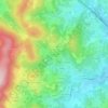 Mappa topografica Les Enceints, altitudine, rilievo