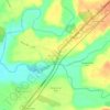 Mappa topografica Alto Pangue, altitudine, rilievo