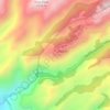 Mappa topografica Windy Point, altitudine, rilievo
