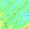 Mappa topografica Boones Creek, altitudine, rilievo