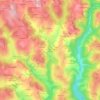 Mappa topografica Le Moulin de Fleyssac, altitudine, rilievo