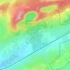 Mappa topografica Kabylie, altitudine, rilievo