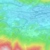 Mappa topografica Bassa Meana, altitudine, rilievo