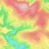 Mappa topografica Liscombe, altitudine, rilievo