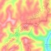 Mappa topografica Devils Knob, altitudine, rilievo