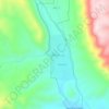 Mappa topografica Vallecitos, altitudine, rilievo