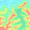 Mappa topografica Lake Mohawk, altitudine, rilievo