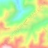 Mappa topografica Anope, altitudine, rilievo