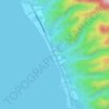 Mappa topografica Bunga, altitudine, rilievo