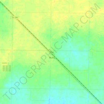 Mappa topografica Roy, altitudine, rilievo