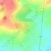 Mappa topografica Côte des Terres Cocasses, altitudine, rilievo