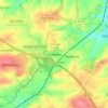 Mappa topografica Gadewitz, altitudine, rilievo
