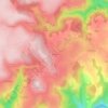 Mappa topografica Bennac, altitudine, rilievo
