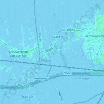Mappa topografica Bekenes, altitudine, rilievo