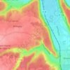 Mappa topografica La Harengère, altitudine, rilievo