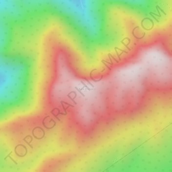 Mappa topografica Barail Range, altitudine, rilievo