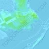 Mappa topografica Bois des Aresquiers, altitudine, rilievo