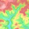Mappa topografica Chalmessin, altitudine, rilievo