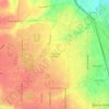 Mappa topografica Honey Ridge Plantation, altitudine, rilievo