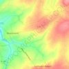 Mappa topografica La Paumerie, altitudine, rilievo