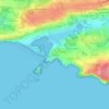 Mappa topografica Raguenes, altitudine, rilievo
