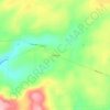 Mappa topografica Hartsfield, altitudine, rilievo