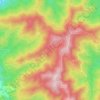 Mappa topografica Monteriolo, altitudine, rilievo