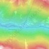 Mappa topografica Francoz, altitudine, rilievo