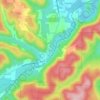Mappa topografica Force, altitudine, rilievo