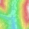 Mappa topografica Fusino, altitudine, rilievo